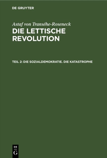 Die Sozialdemokratie. Die Katastrophe