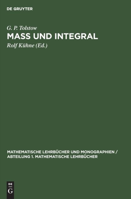 Maß Und Integral