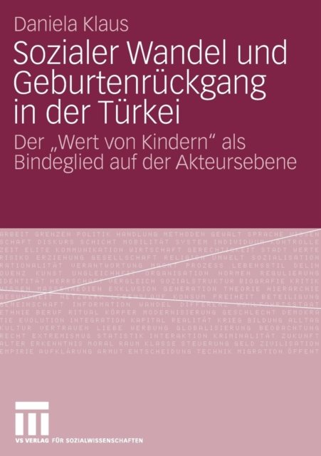 Sozialer Wandel und Geburtenruckgang in der Turkei