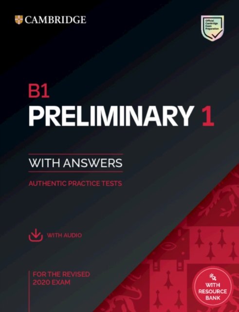 B1 Preliminary 1 for the Revised 2020 Exam Book With Downloadable Audio