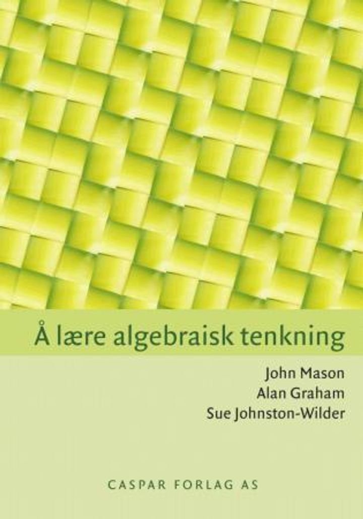 Å lære algebraisk tenkning