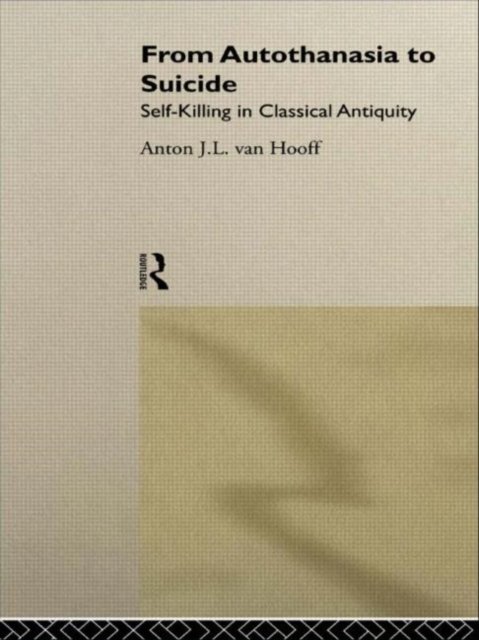 From Autothanasia to Suicide