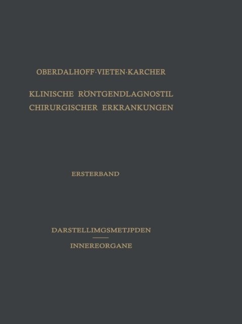 Klinische Rontgendiagnostik Chirurgischer Erkrankungen