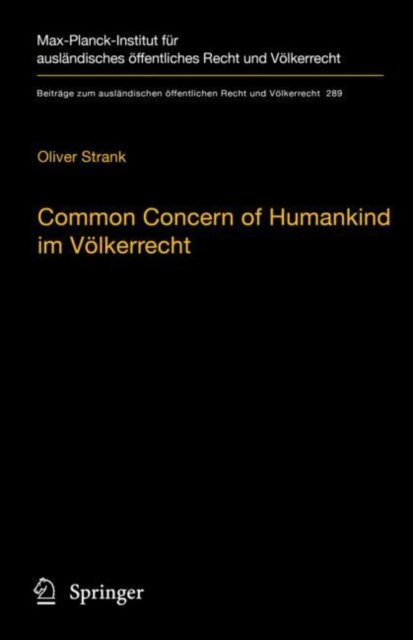 Common Concern of Humankind im Volkerrecht