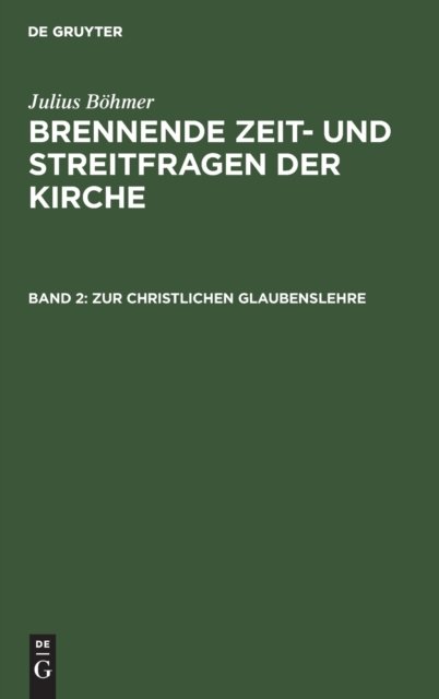 Zur Christlichen Glaubenslehre