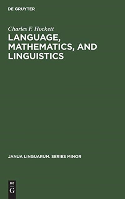 Language, Mathematics, and Linguistics