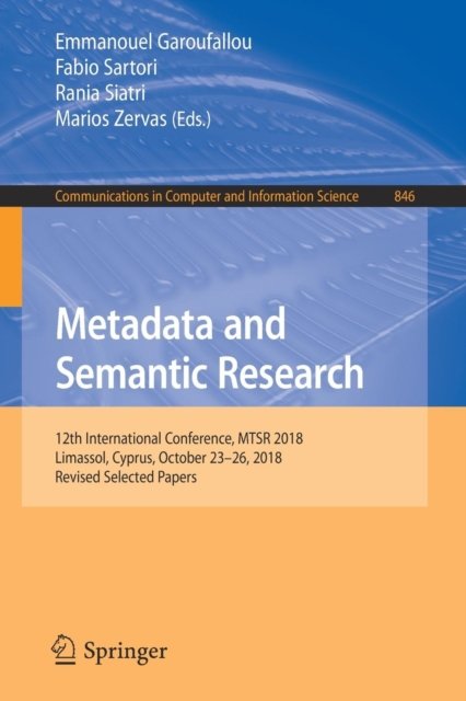Metadata and Semantic Research