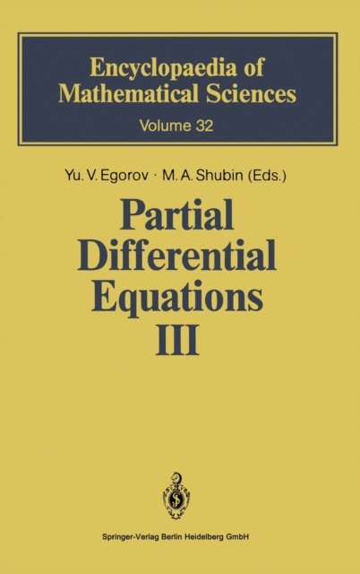 Partial Differential Equations III