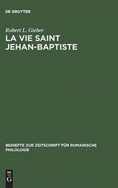 La vie Saint Jehan-Baptiste