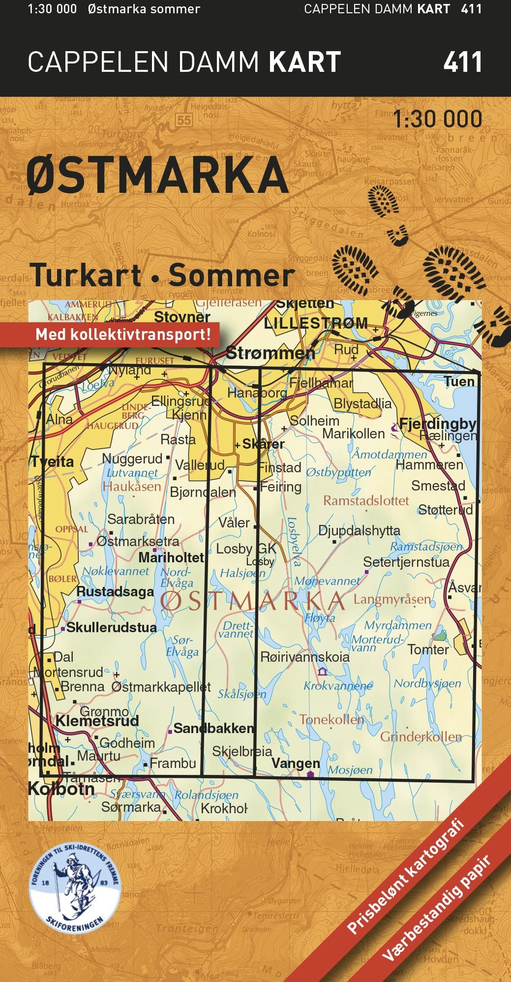 Østmarka sommer turkart
