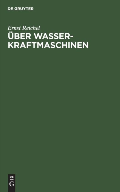 Uber Wasserkraftmaschinen