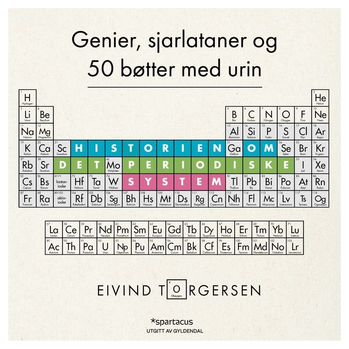 Genier, sjarlataner og 50 bøtter med urin - historien om det periodiske system og de 118 grunnstoffene