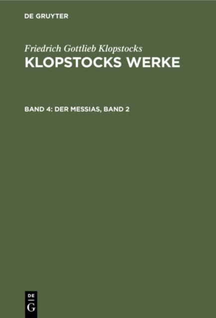 Der Messias, Band 2