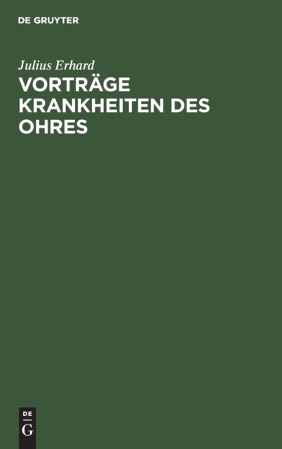 Vortrage Krankheiten Des Ohres