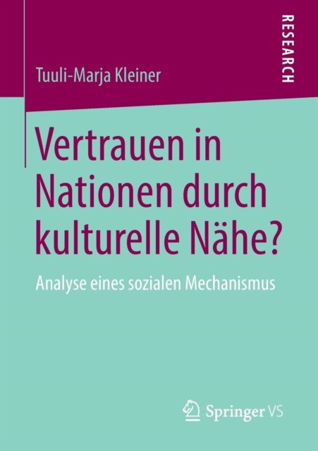 Vertrauen in Nationen durch kulturelle Nahe?
