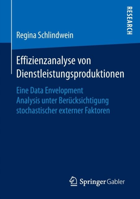Effizienzanalyse von Dienstleistungsproduktionen