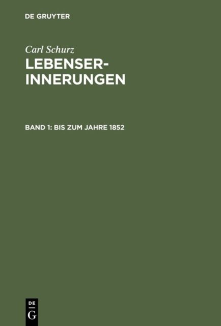 Bis Zum Jahre 1852