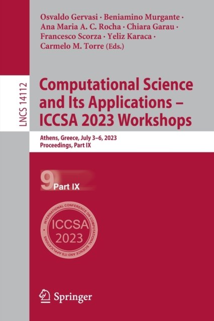 Computational Science and Its Applications – ICCSA 2023 Workshops