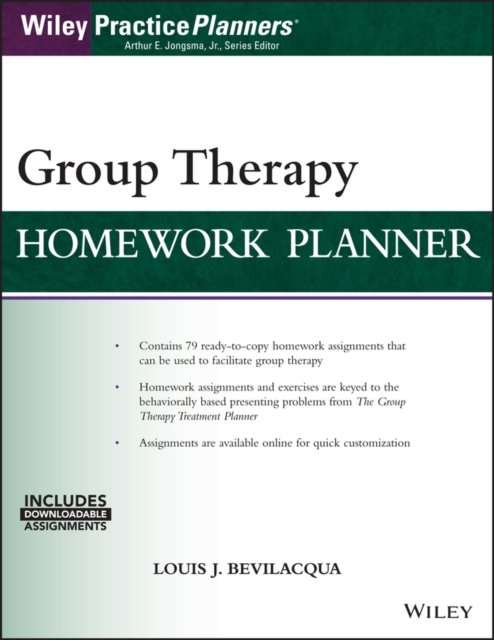 Group Therapy Homework Planner with Download eBook