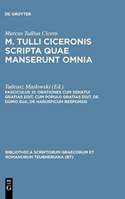 Orationes cum senatui gratias egit, cum populo gratias egit, de domo sua, de haruspicum responsis