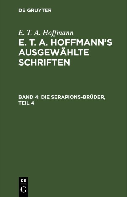 Die Serapions-Bruder, Teil 4