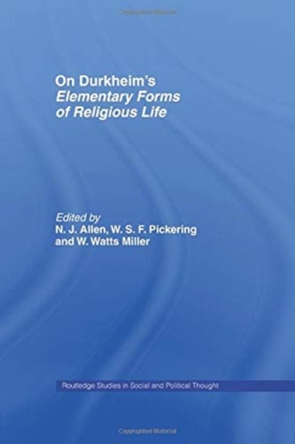 On Durkheim's Elementary Forms of Religious Life