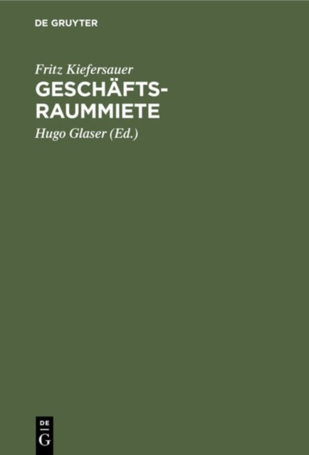 Geschaftsraummiete