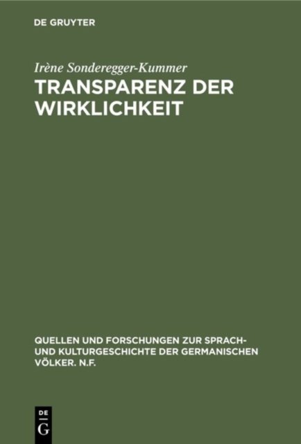 Transparenz der Wirklichkeit