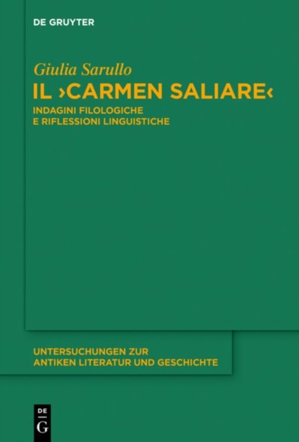 Il "Carmen Saliare"
