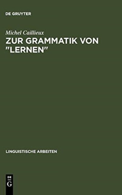 Zur Grammatik von "lernen"