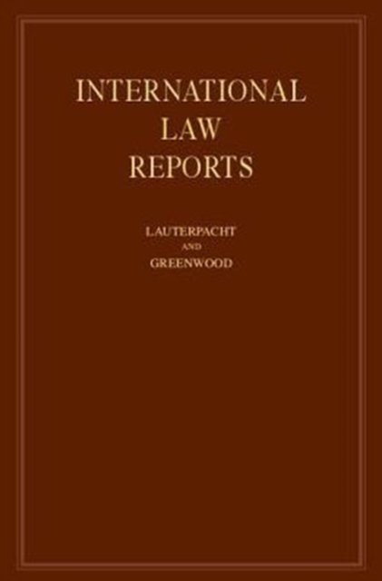 International Law Reports: Volume 140