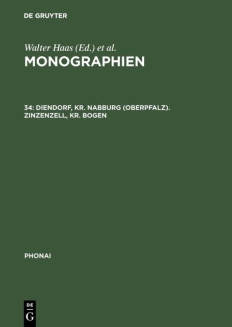 Diendorf, Kr. Nabburg (Oberpfalz). Zinzenzell, Kr. Bogen