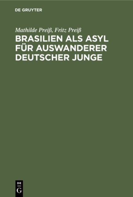 Brasilien ALS Asyl Fur Auswanderer Deutscher Junge