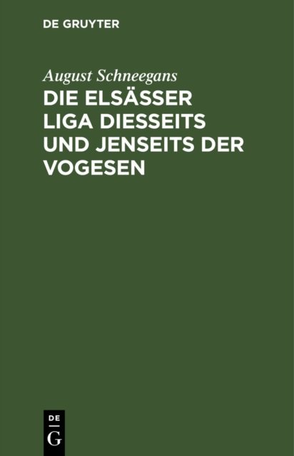 Elsässer Liga diesseits und jenseits der Vogesen