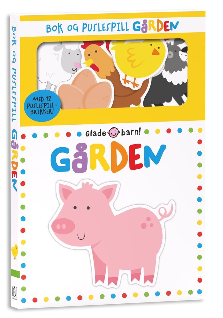 Gården - bok og puslespill