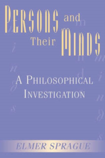 Persons And Their Minds