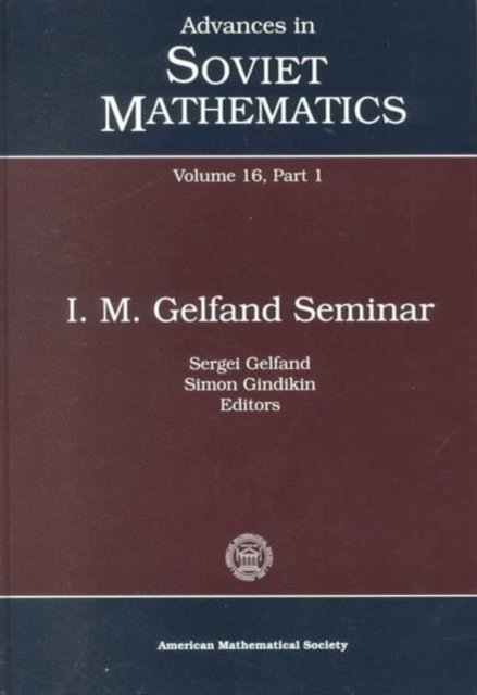I. M. Gelfand Seminar, Part 1