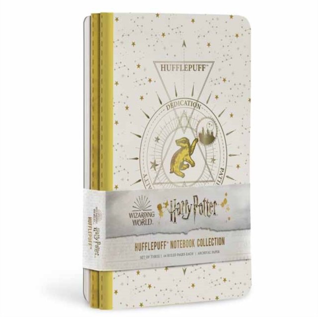 Harry Potter: Hufflepuff Constellation Sewn Notebook Collection (Set of 3)