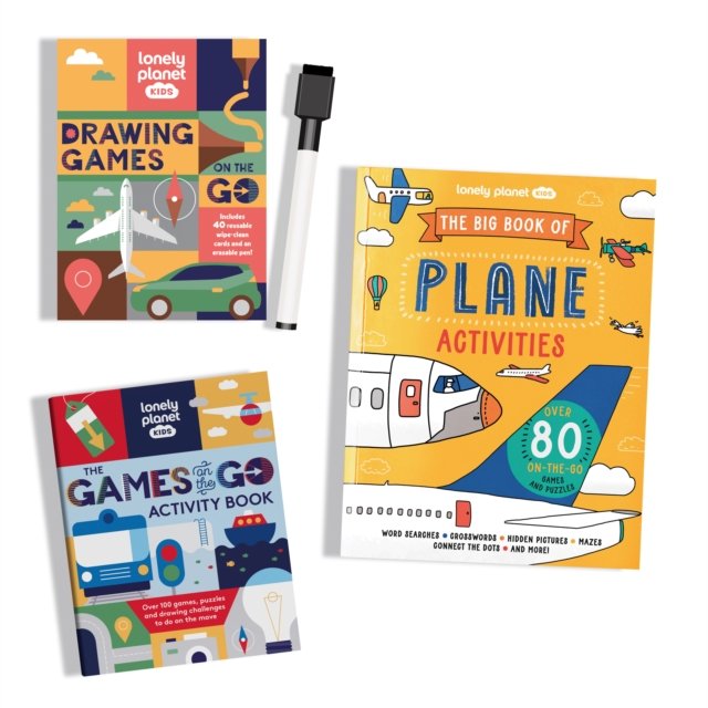 Lonely Planet Kids Activities on the Go Books & Box Set Bundle