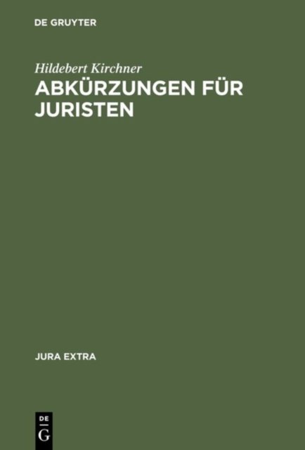 Abkurzungen fur Juristen