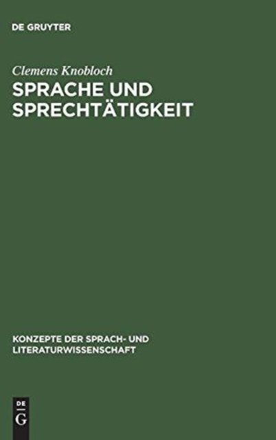 Sprache Und Sprechtatigkeit