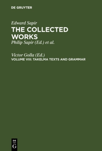 Takelma Texts and Grammar