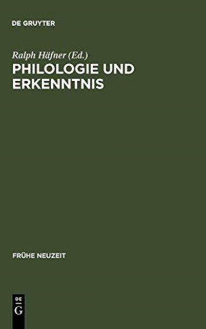 Philologie Und Erkenntnis