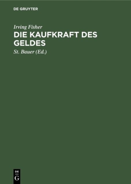 Kaufkraft des Geldes