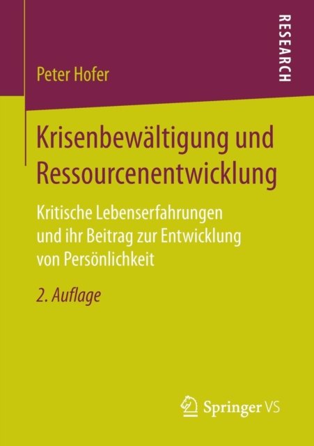 Krisenbewaltigung und Ressourcenentwicklung