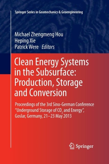 Clean Energy Systems in the Subsurface