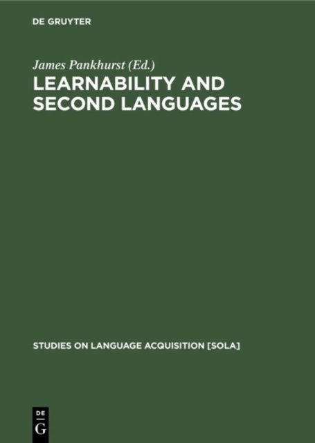 Learnability and second languages