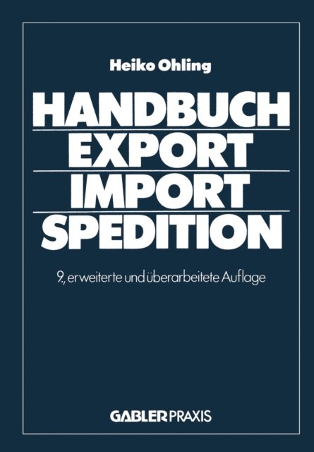 Handbuch Export — Import — Spedition
