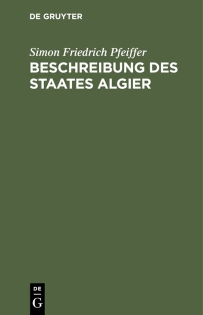 Beschreibung Des Staates Algier