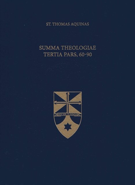 Summa Theologiae Tertia Pars, 60-90